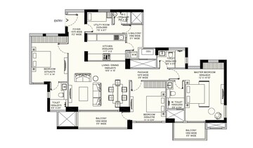  3 BHK Apartment at Emaar Amaris, Sector 62 – for Sale
