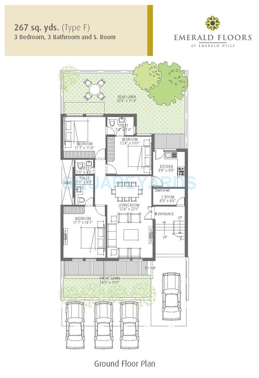 Other, emaar-emerald-floors 3 Bedroom 1380 Sq.Ft. Apartment In Sector 65 Gurgaon 8567533