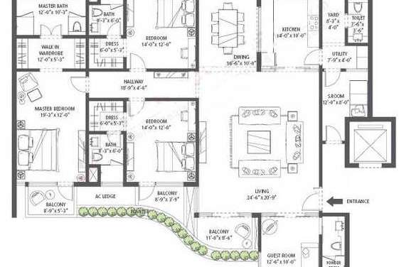 emaar mgf garden terraces apartment 4 bhk 2920sqft 20205204165250