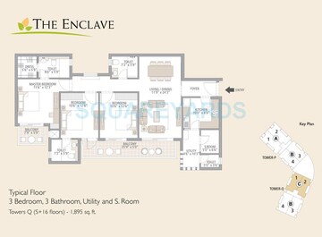  3 BHK Apartment at Emaar The Enclave, Sector 66 – for Sale
