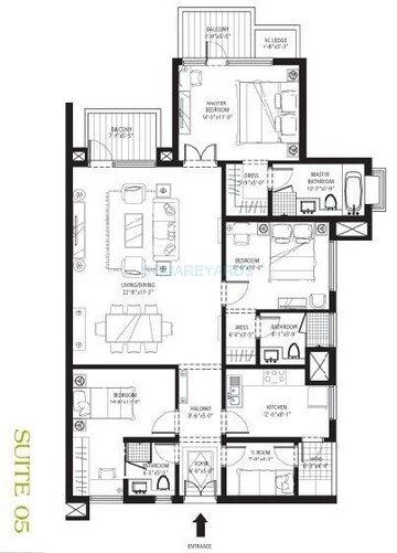  3 BHK Apartment at Emaar The Palm Drive-The Premier Terraces, Sector 66 – for Rent