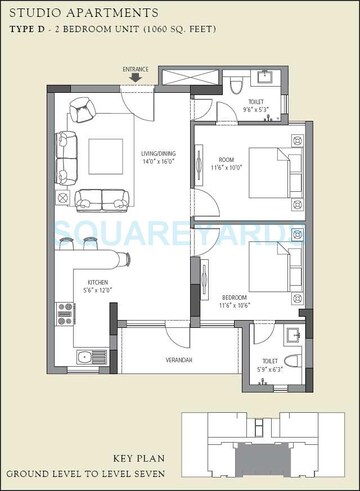  2 BHK Apartment at Emaar The Vilas, Sector 25 – for Sale