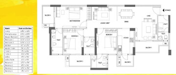  3 BHK Apartment at Emaar Palm Heights, Sector 77 – for Rent