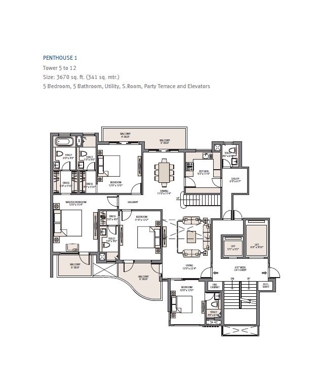 emaar palm terraces select penthouse 5 bhk 3670sqft 20244322154353