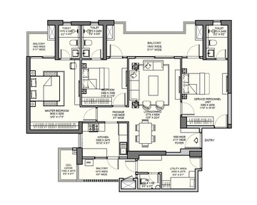  3 BHK Apartment at Emaar Urban Ascent, Sector 112 – for Sale