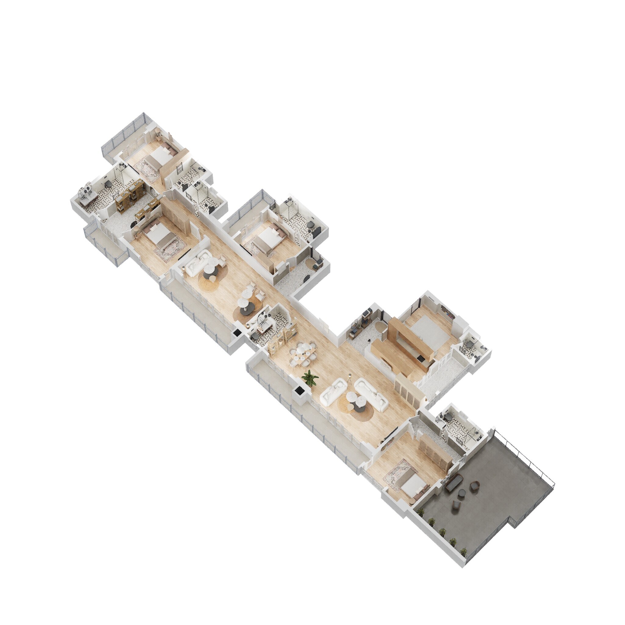 4 BHK 5266 Sq. Ft. Apartment