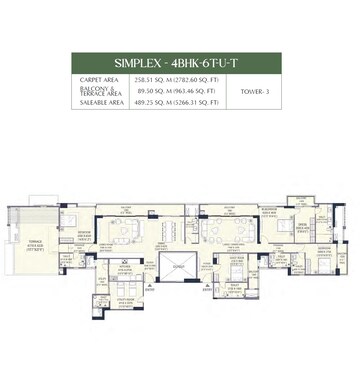  4 BHK Apartment at Emaar Urban Oasis, Sector 62 – for Sale