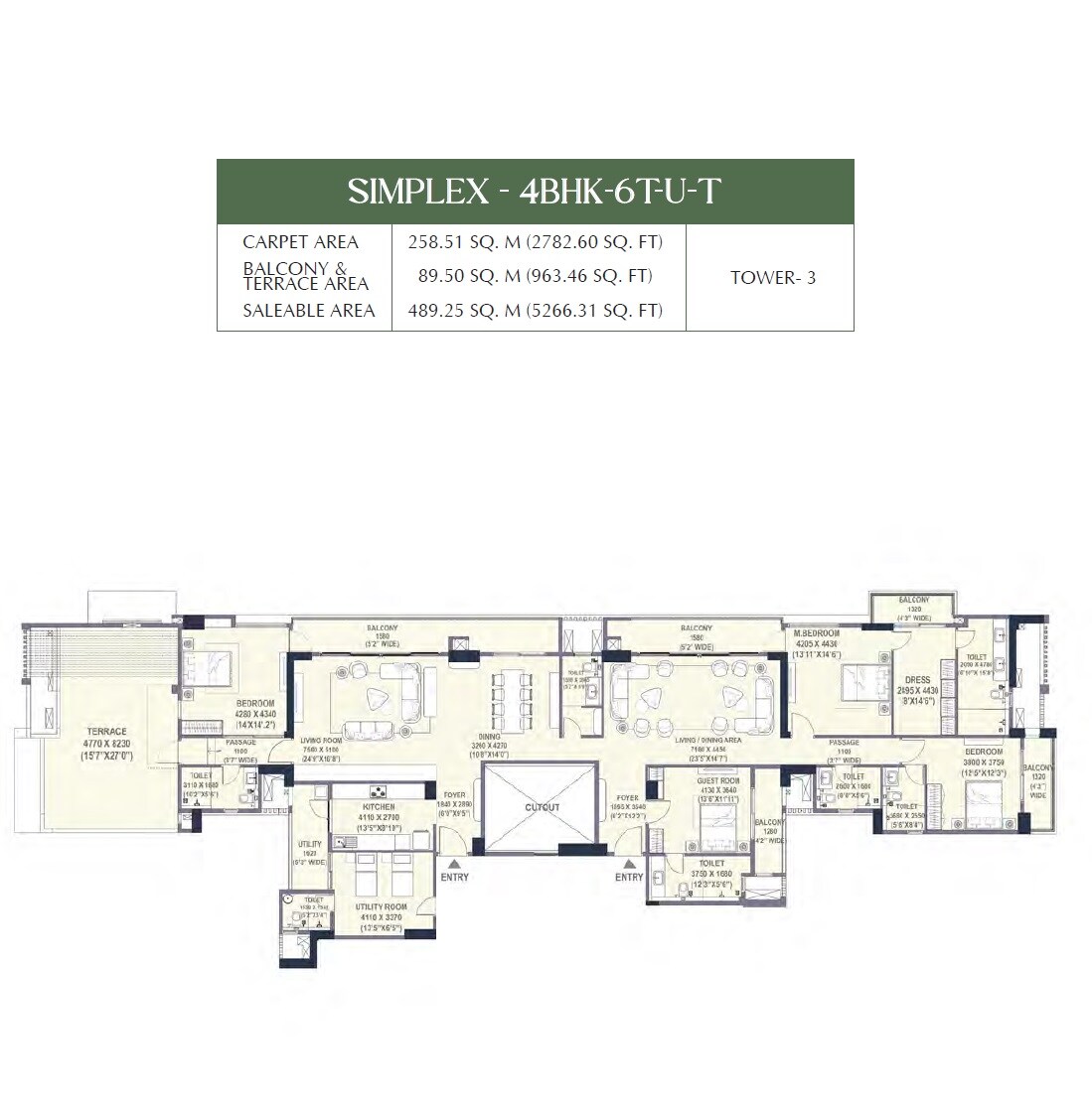 Other, emaar-urban-oasis 4 Bedroom 5266 Sq.Ft. Apartment In Sector 62 Gurgaon 9650057