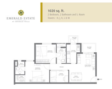  2 BHK Apartment at Emaar Emerald Estate, Sector 65 – for Sale