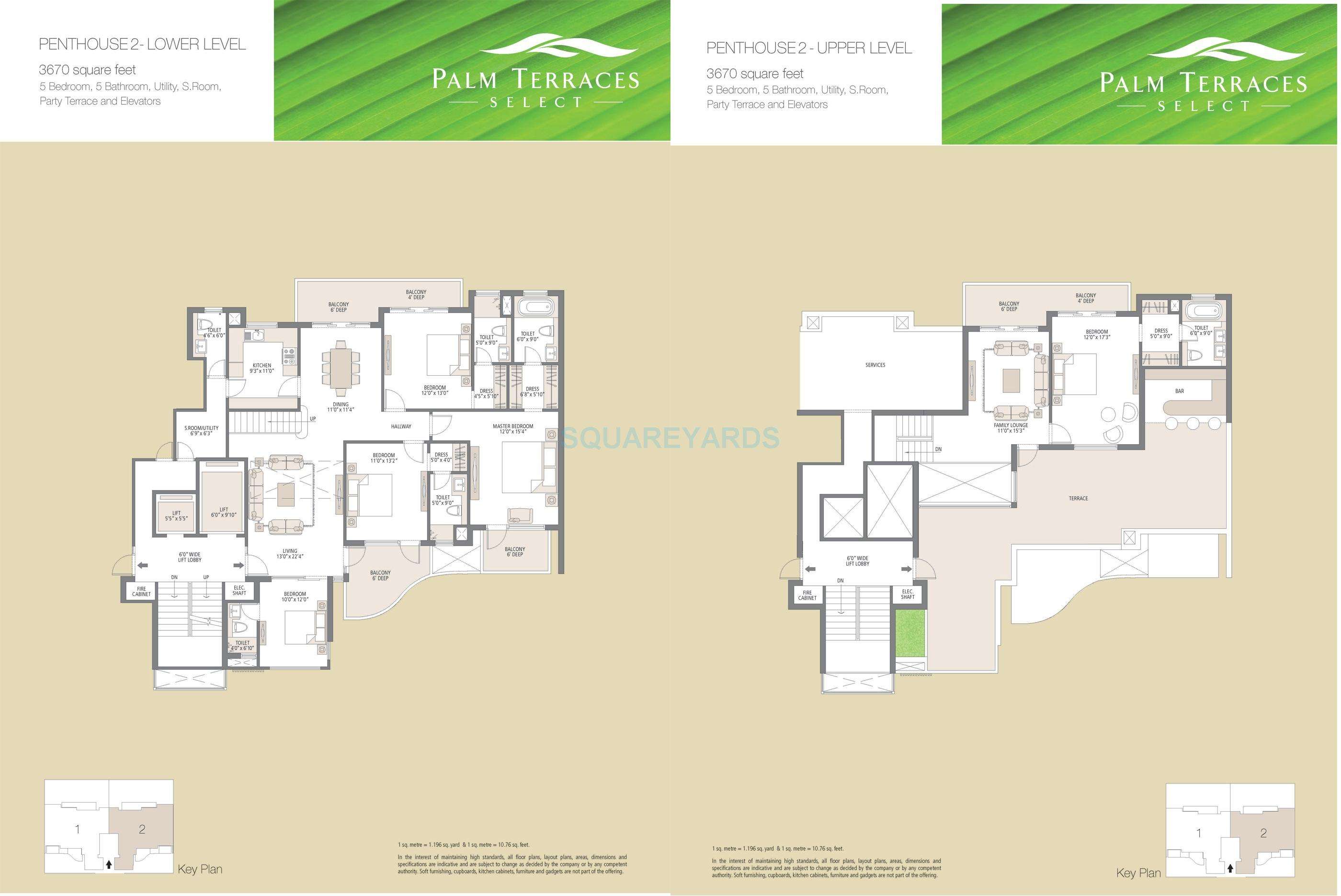 emmar mgf palm terraces select penthouse 4bhk 3760sqft 1