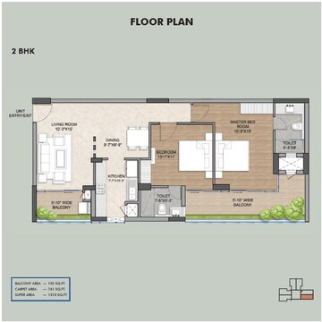  2 BHK Apartment at Emperium Premio, Sector 37c – for Sale