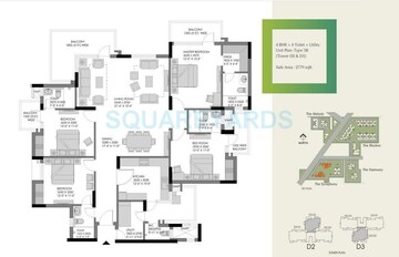  4 BHK Apartment at Experion The Heart Song, Sector 108 – for Sale