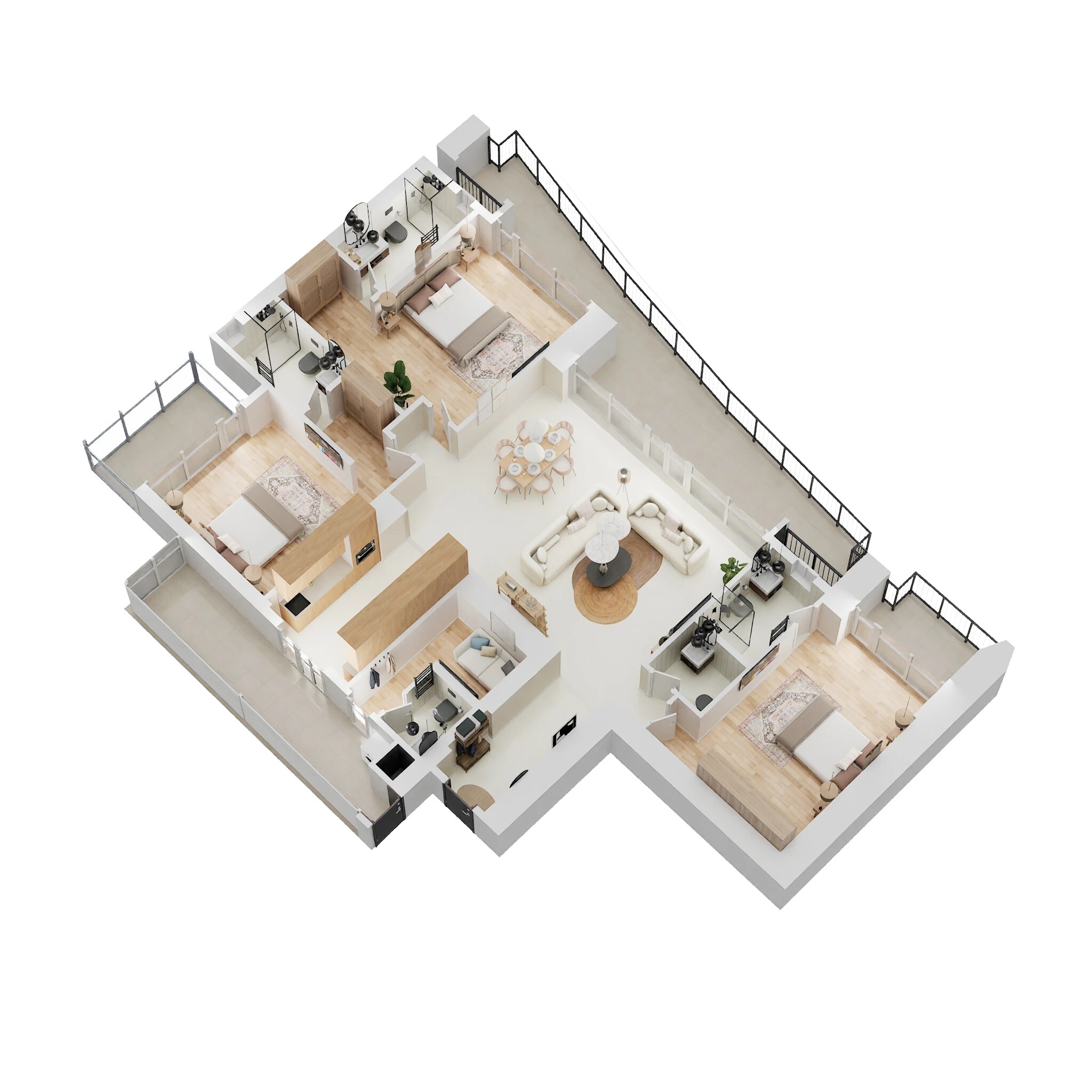 3 BHK 2800 Sq. Ft. Apartment