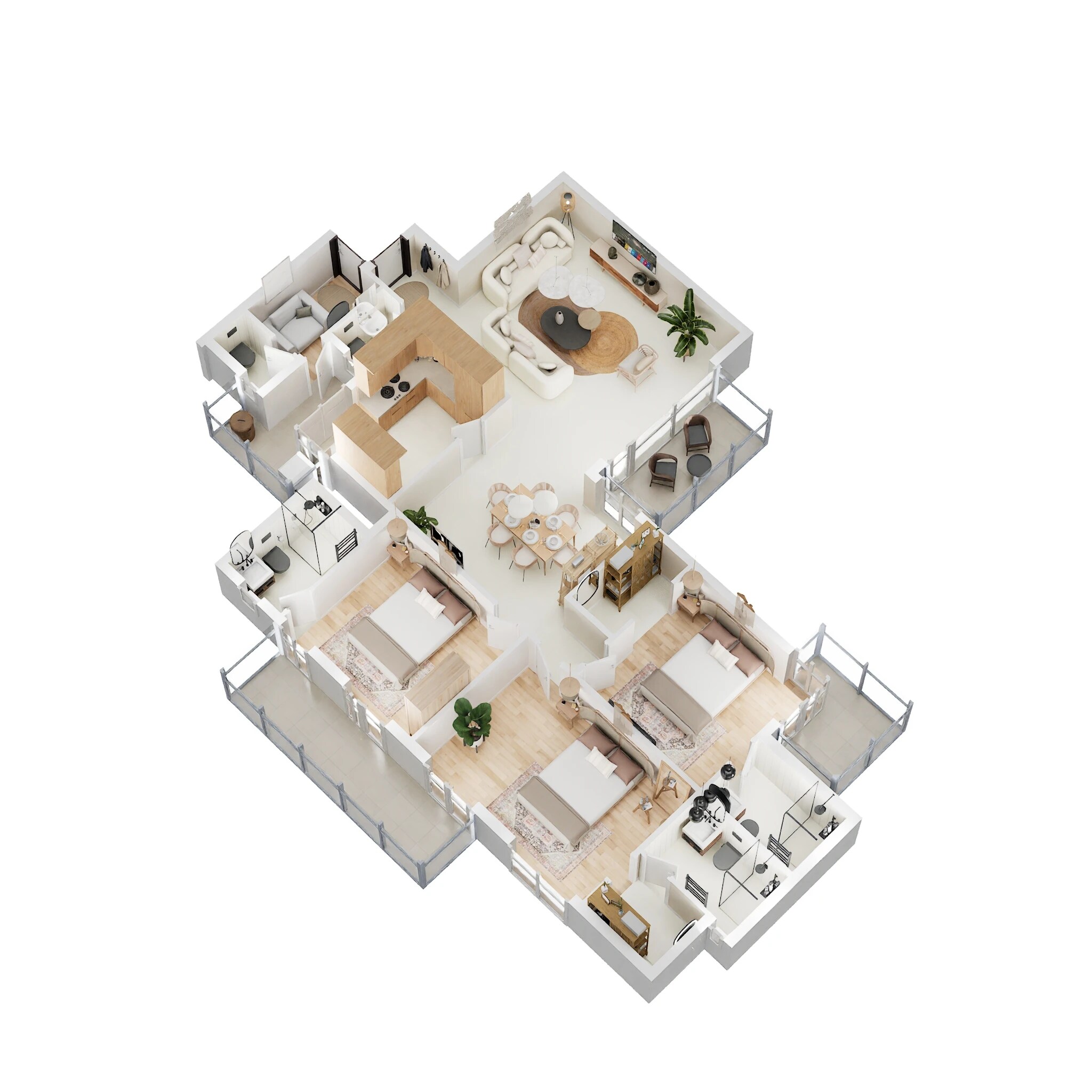 3 BHK 2802 Sq. Ft. Apartment