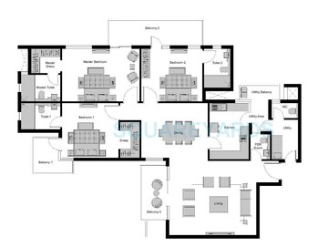  3 BHK Apartment at Experion Windchants, New Palam Vihar Phase 2 – for Sale