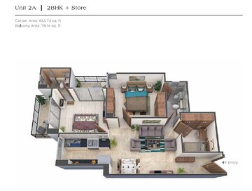  2 BHK Apartment at Ganga Tathastu, Sohna Sector 5 – for Sale