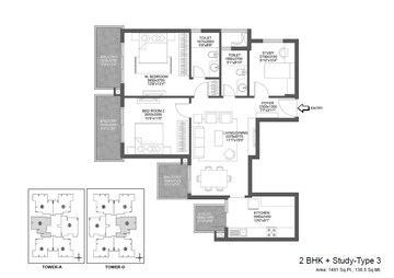 2 BHK Apartment at Godrej 101, Sector 79 – for Sale