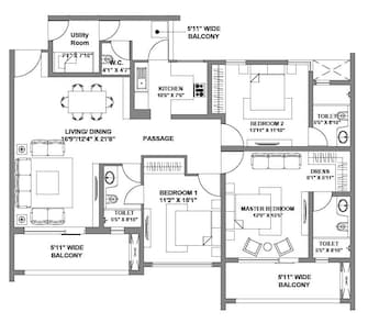 3 BHK Apartment For Resale in Godrej Air Sector 85 Sector 85 Gurgaon  6677813