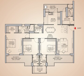  3 BHK Apartment at Godrej Aristocrat, Sector 49 – for Sale