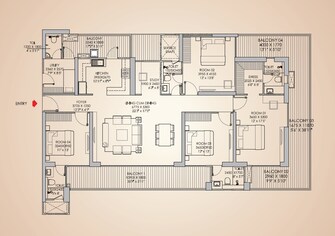 4 BHK Apartment For Resale in Godrej Aristocrat Sector 49 Gurgaon  7697803