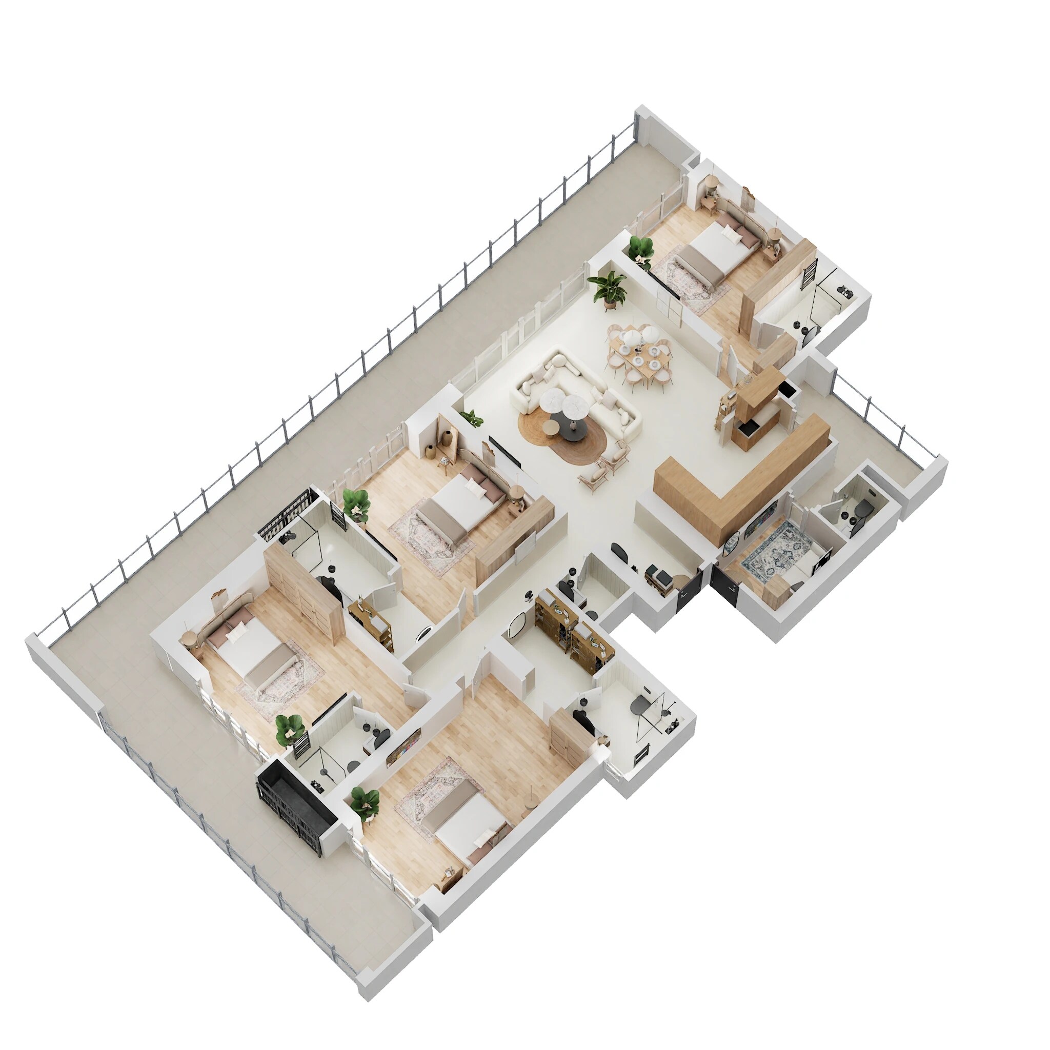 4 BHK 4092 Sq. Ft. Apartment