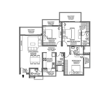  3 BHK Apartment at Godrej Habitat, Sector 3 – for Sale