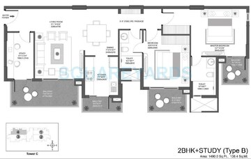  2 BHK Apartment at Godrej Icon, Sector 88a – for Sale