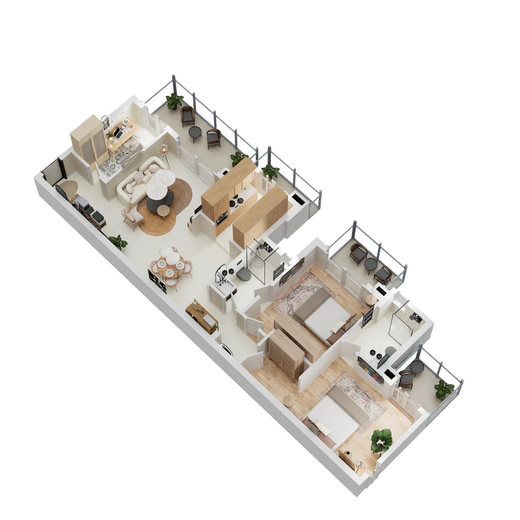 2 BHK 1498 Sq. Ft. Apartment