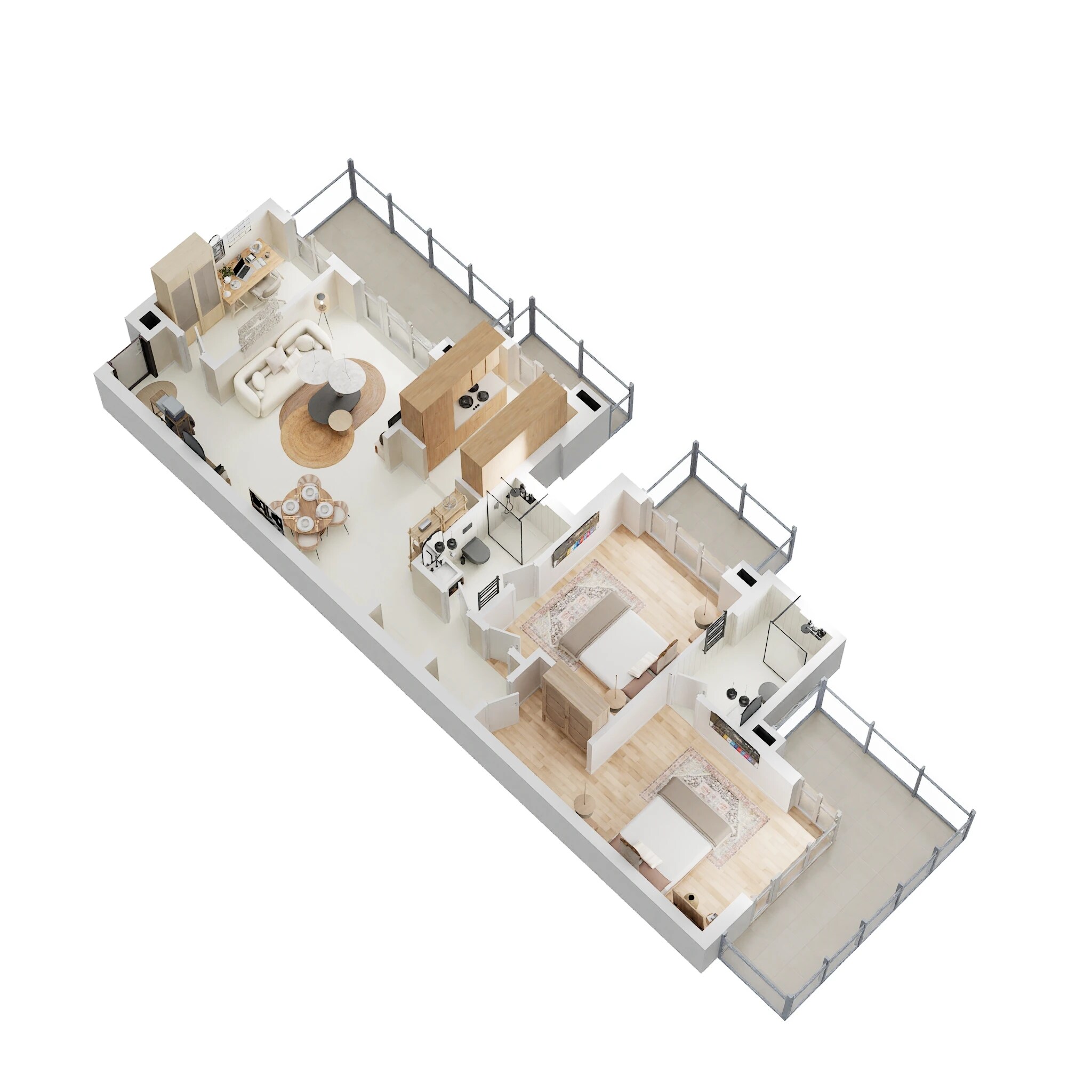 2 BHK 1630 Sq. Ft. Apartment