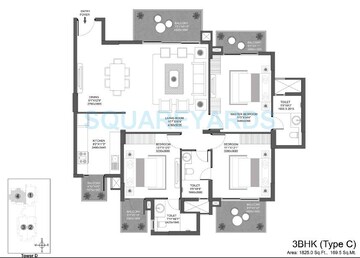  3 BHK Apartment at Godrej Icon, Sector 88a – for Sale