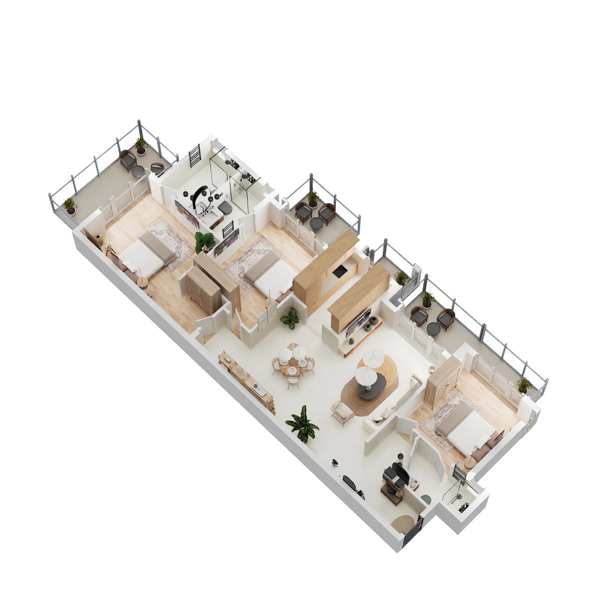 3 BHK 1835 Sq. Ft. Apartment