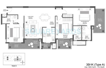  3 BHK Apartment at Godrej Icon, Sector 88a – for Sale