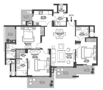 3 BHK Apartment For Resale in Godrej Meridien Sector 106 Gurgaon  8035532