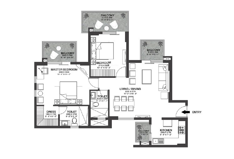  2 BHK Apartment at Godrej Nature Plus, Sohna Sector 33 – for Sale