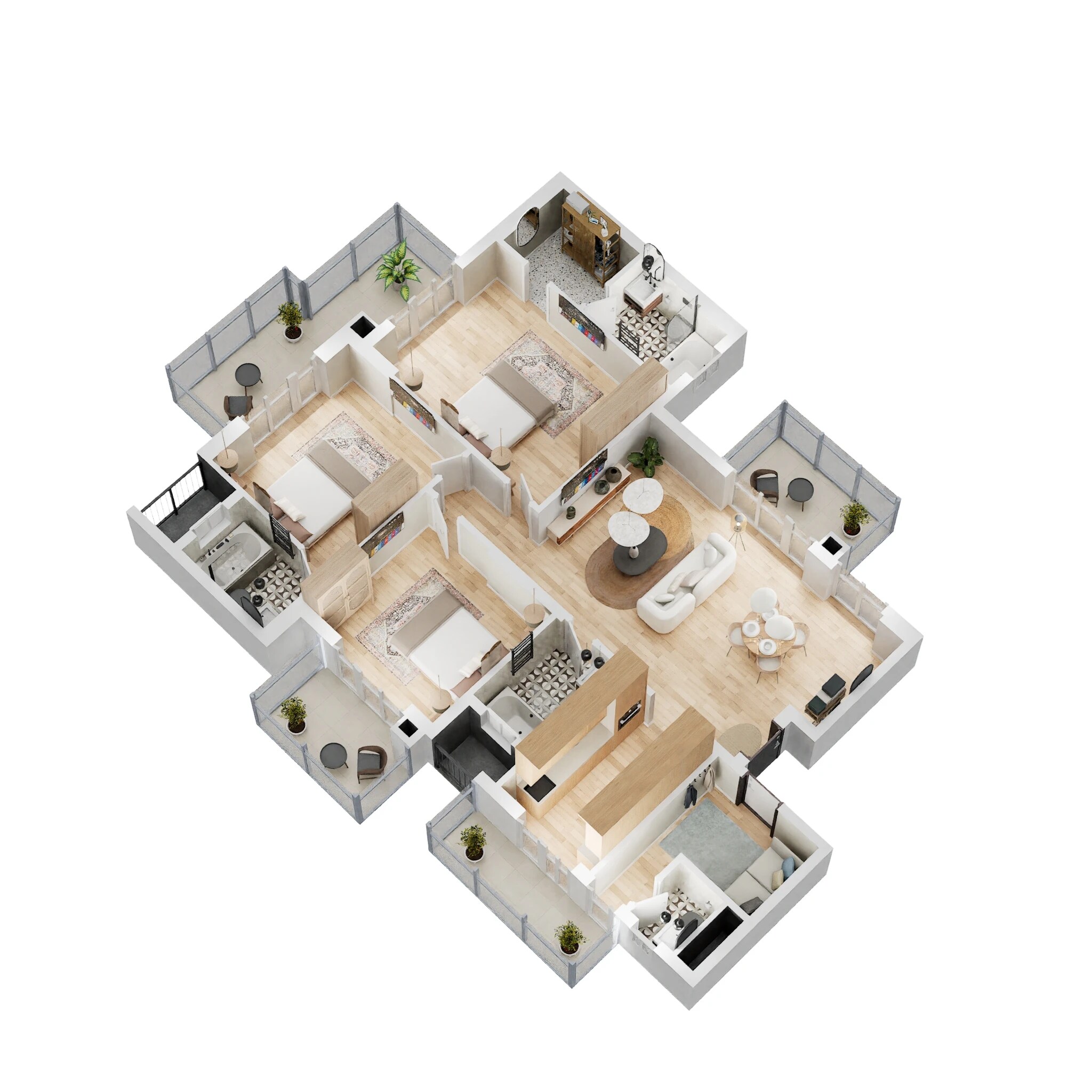 2 BHK 1671 Sq. Ft. Apartment