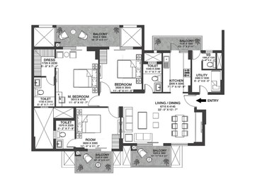  3 BHK Apartment at Godrej Nature Plus, Sohna Sector 33 – for Sale