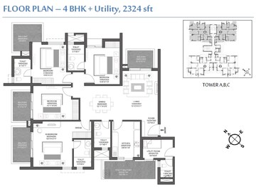  4 BHK Apartment at Godrej Signature Homes, Surat Nagar – for Sale