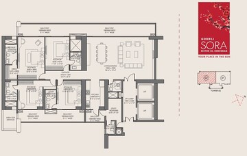 4 BHK Apartment at Godrej Sora, Sector 53 – for Sale
