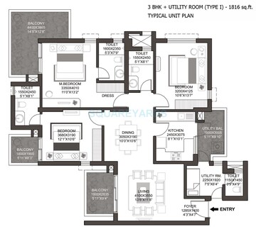  3 BHK Apartment at Godrej Summit, Sector 104 – for Sale