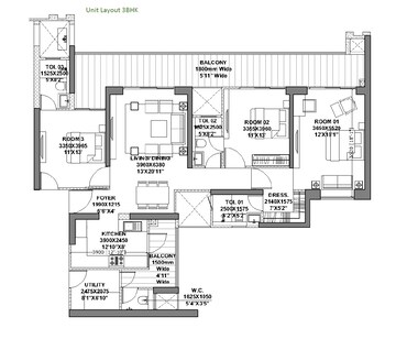  3 BHK Apartment at Godrej Vrikshya, Sector 103 – for Sale