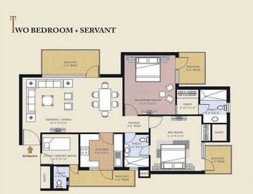  2 BHK Apartment at GPL Mint Tower, Sector 70 – for Rent