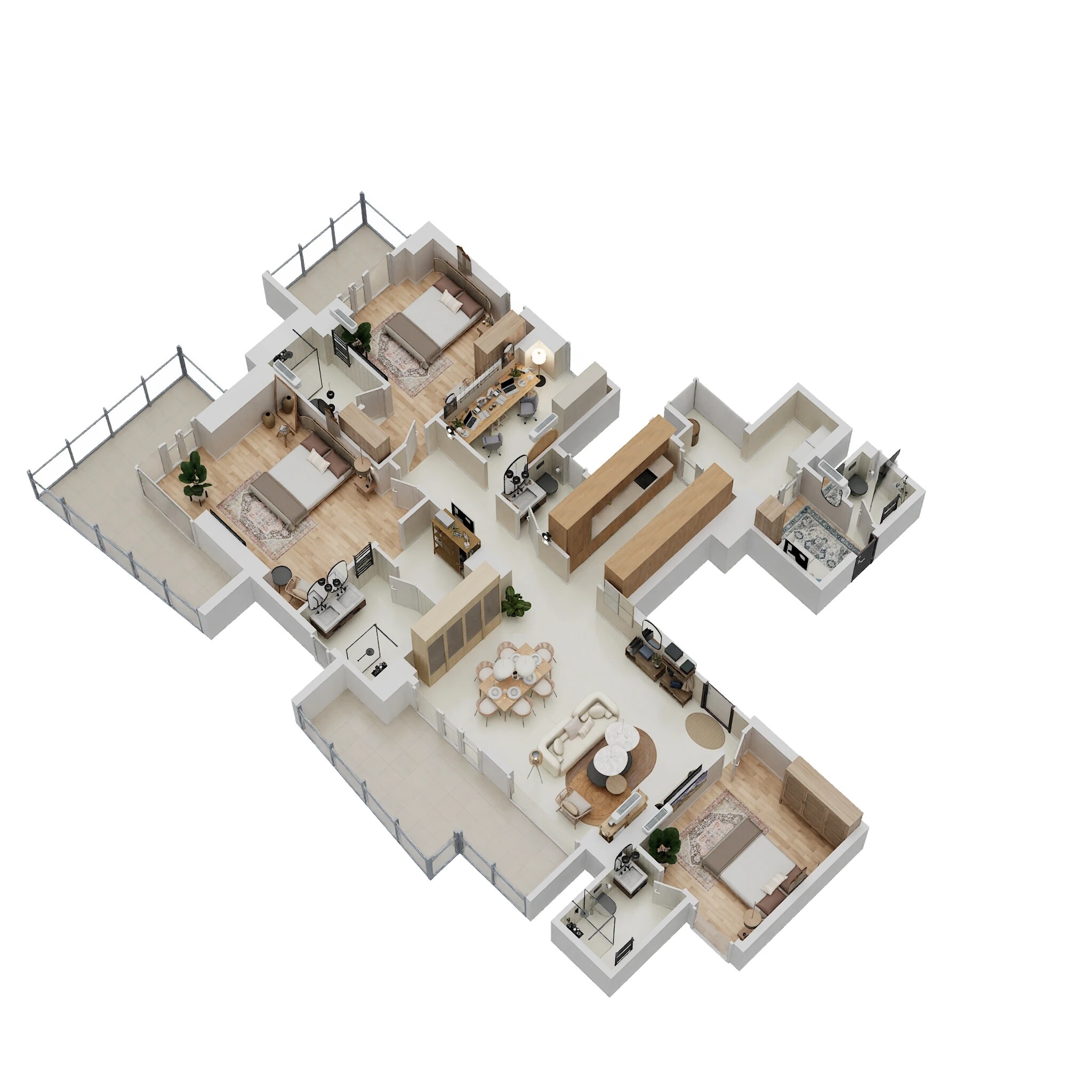 3 BHK 2725 Sq. Ft. Apartment