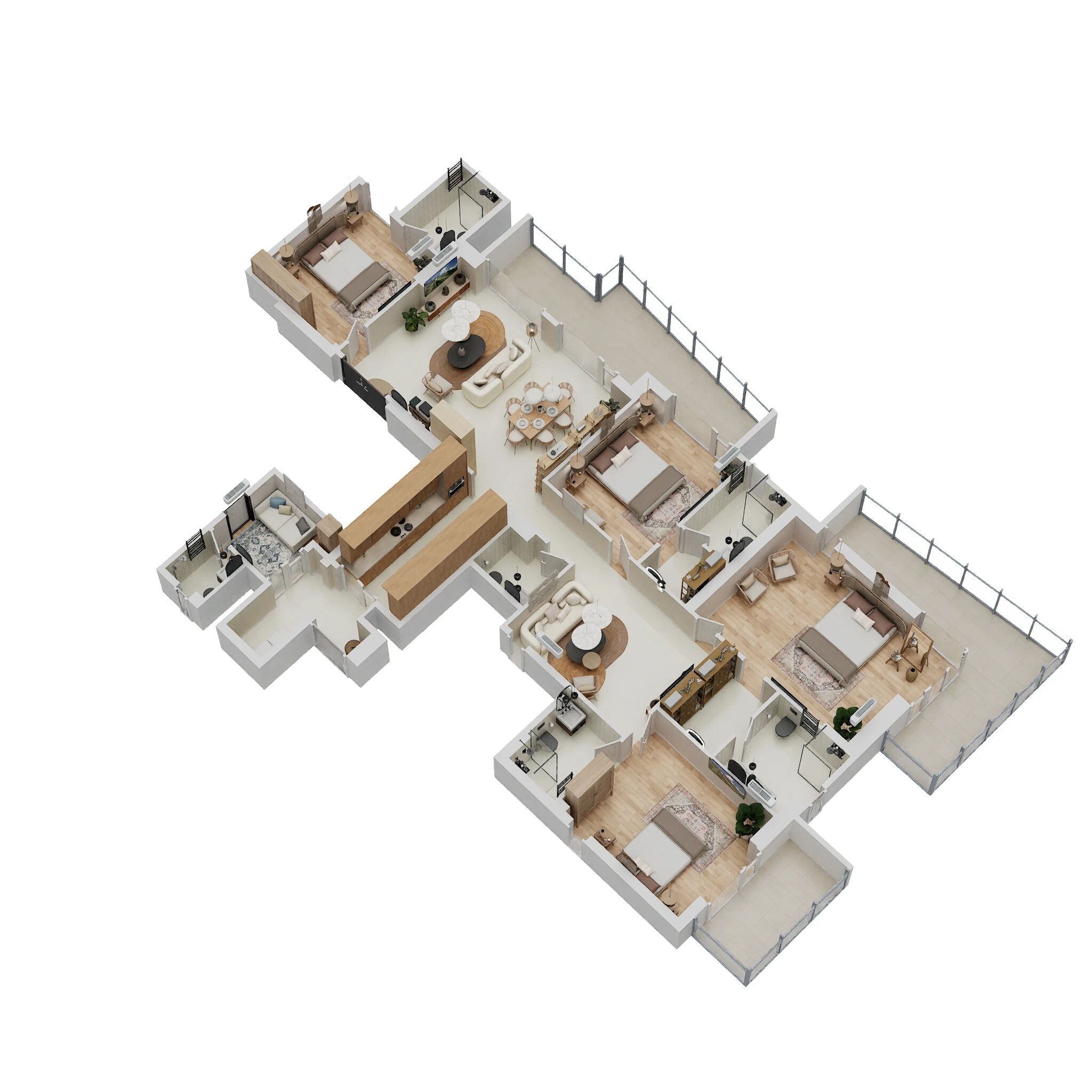 4 BHK 3265 Sq. Ft. Apartment