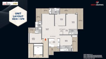  3 BHK Apartment at Hero Homes Palatial, Sector 104 – for Sale