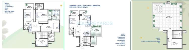 ild spire greens penthouse 4bhk 3392sqft 1