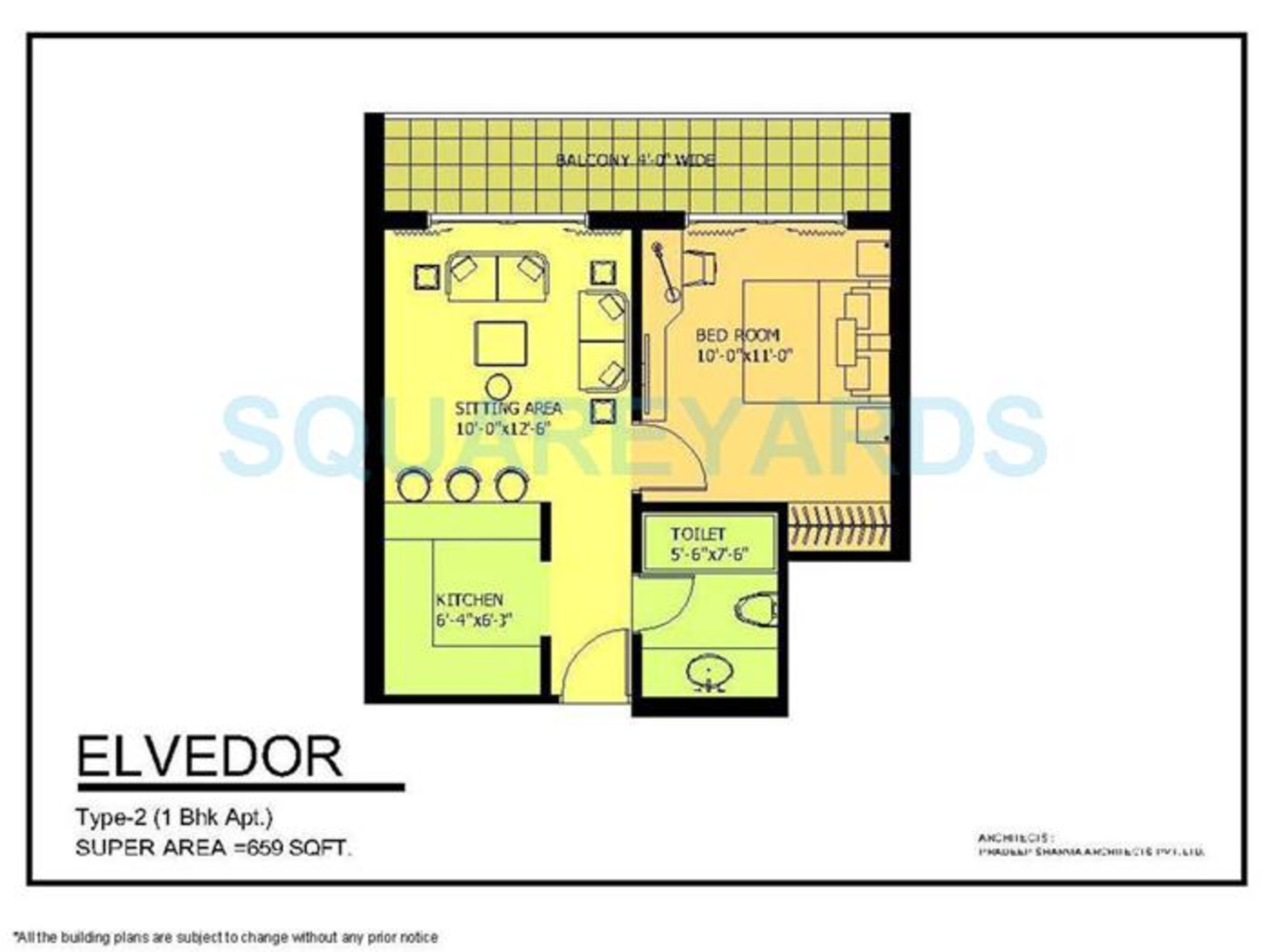imperia elvedor apartment 1bhk 659sqft 1