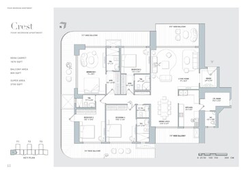  4 BHK Apartment at Indiabulls Estate And Club, Sector 104 – for Sale