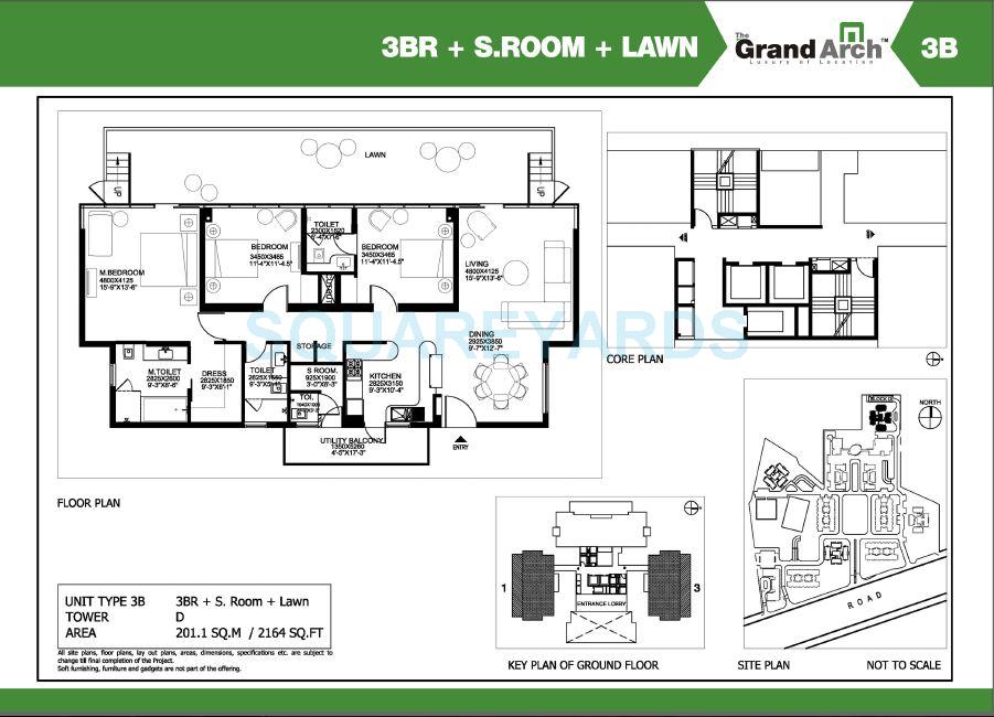  3 BHK Apartment at Ireo The Grand Arch, Sector 58 – for Sale