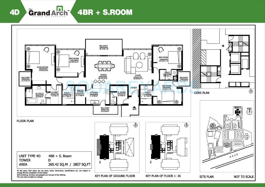 4 BHK 2857 Sq. Ft. Apartment
