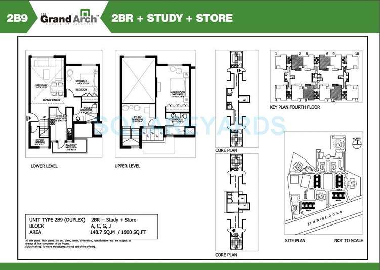 ireo the grand arch duplex apartment 2bhk study store 1600sqft 1